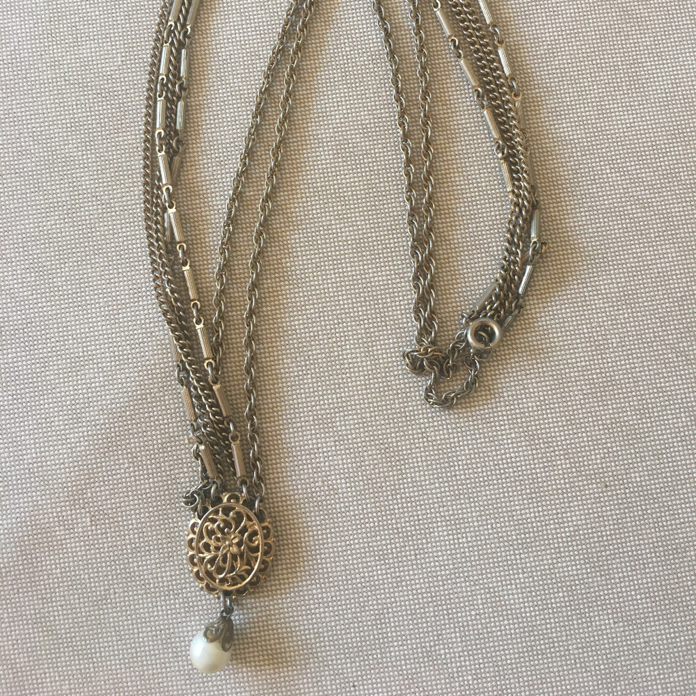Antique Long 1960s-1970s Necklace